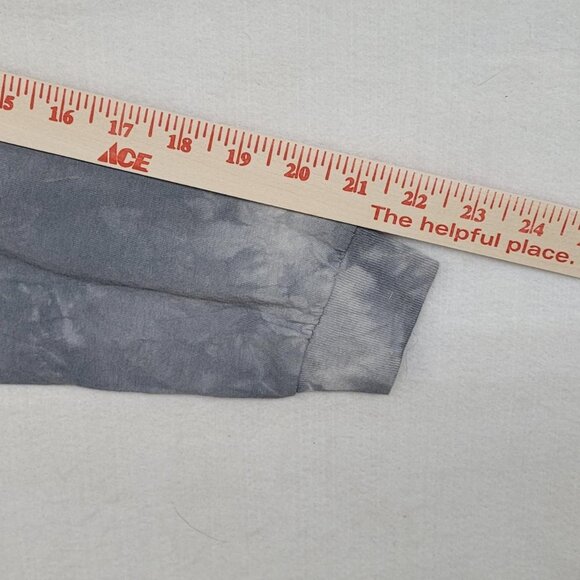 AC/DC 1979 Tour Tie-Dye Long Sleeve Shirt | Medium Grey Multi-Color - Picture 5 of 5